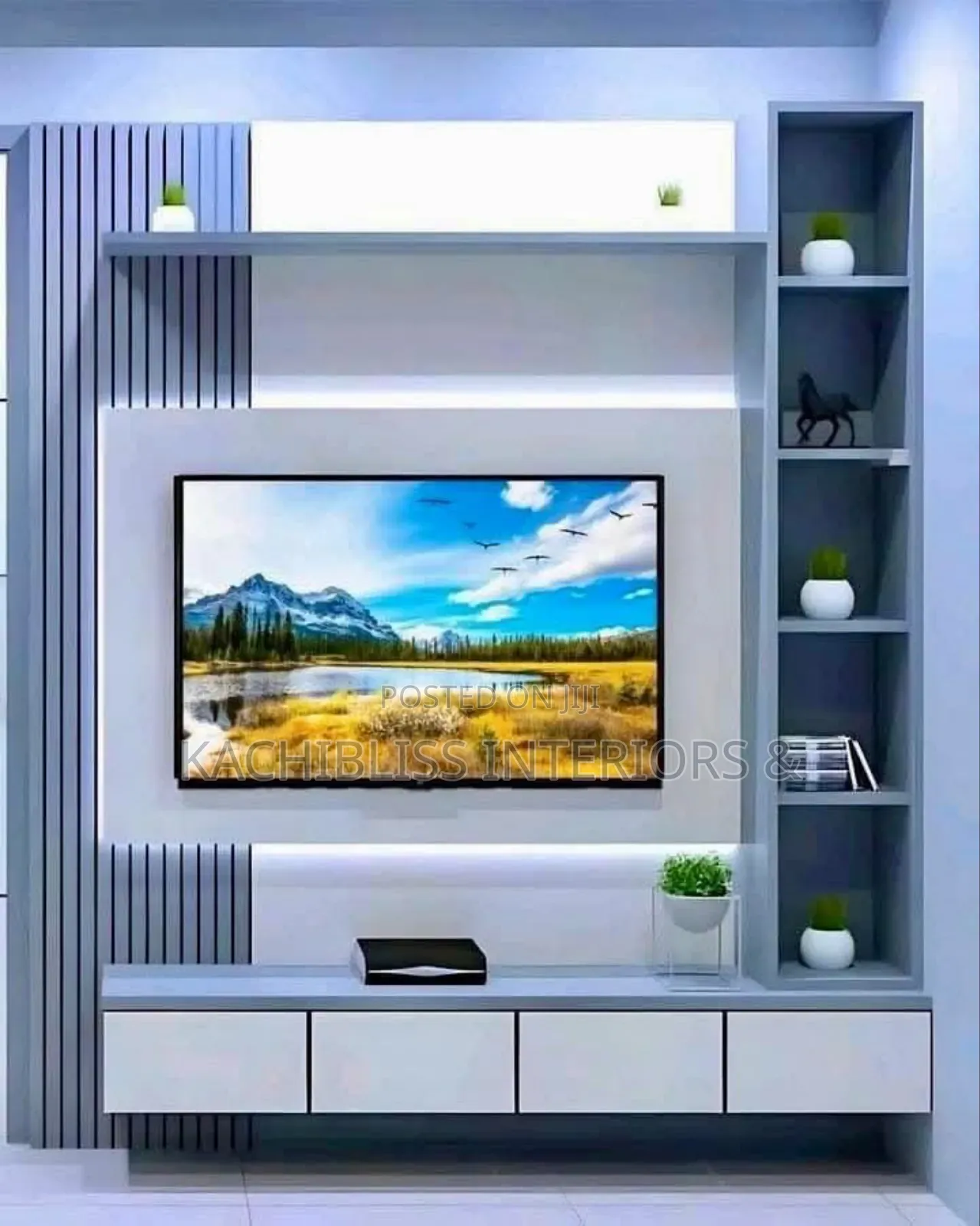 Classic Tv Console - Give Your Wall a Modern Touch.