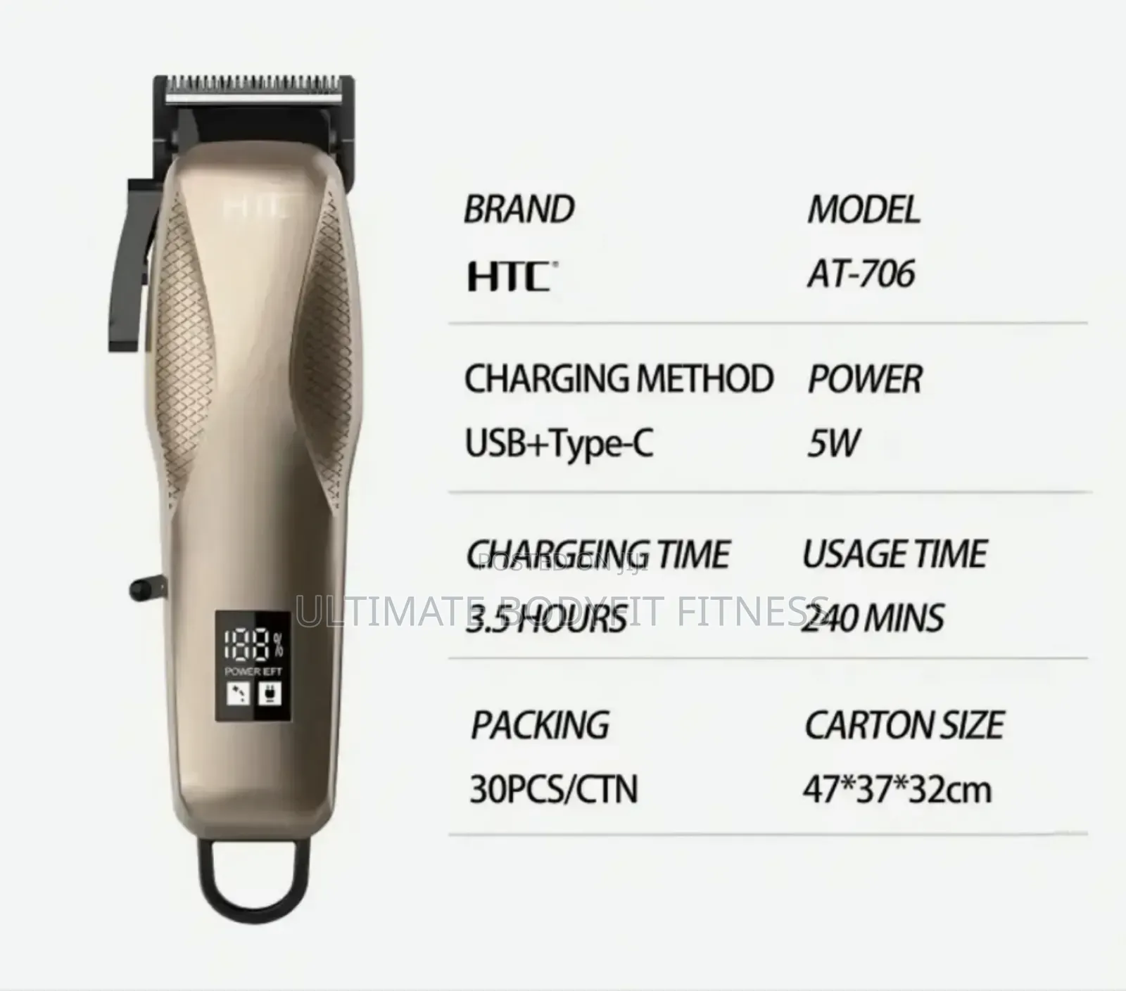 Brand New HTC 706 Rechargeable Clipper