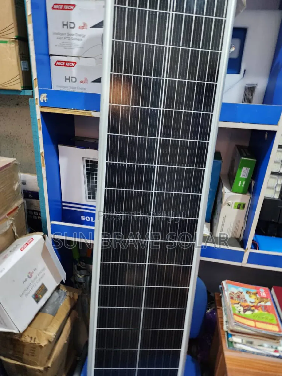 All-in-one Solar Street Light Itel 100w Available Stock