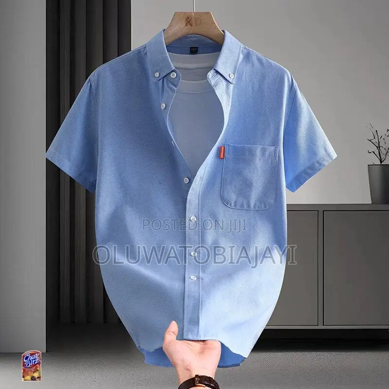 *New Premium Short-sleeve Button-down Shirt ✅🥶