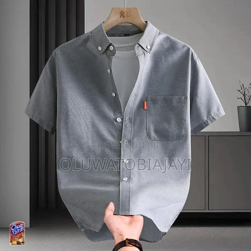 *New Premium Short-sleeve Button-down Shirt ✅🥶