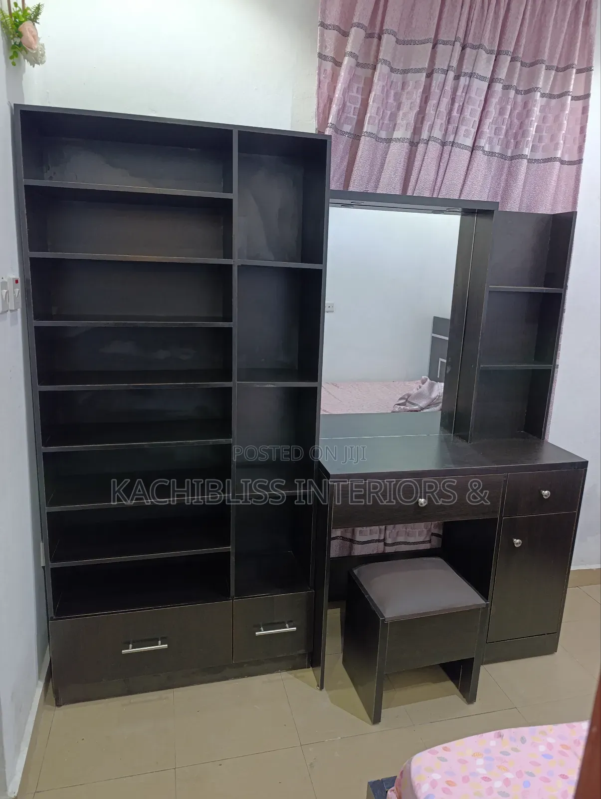 Stylish Shoe/Bag Rack and Dresser