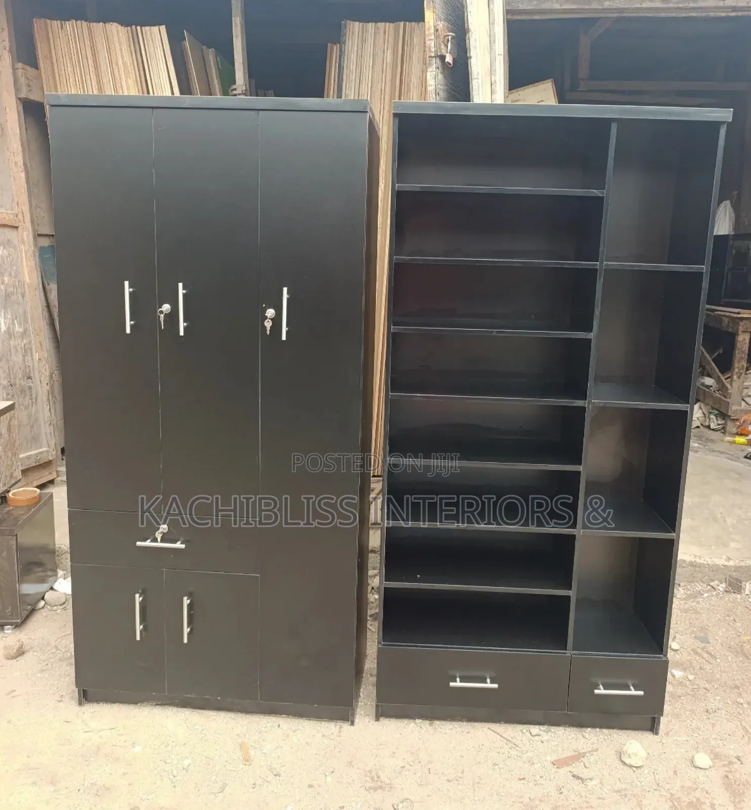 3ft by 6ft Wardrobe and Shoe/Bag Rack