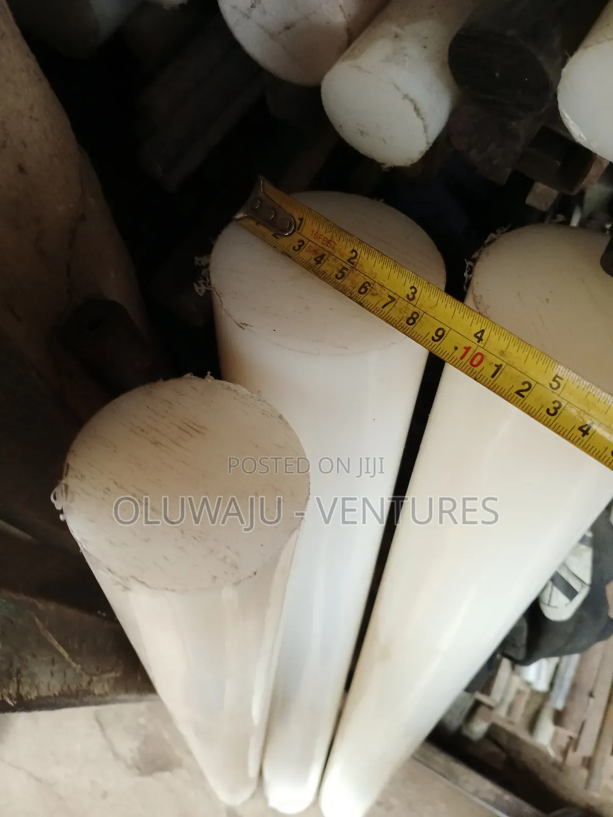 Teflon Nylon Rods 80mm × 1000mm / 1 Meters
