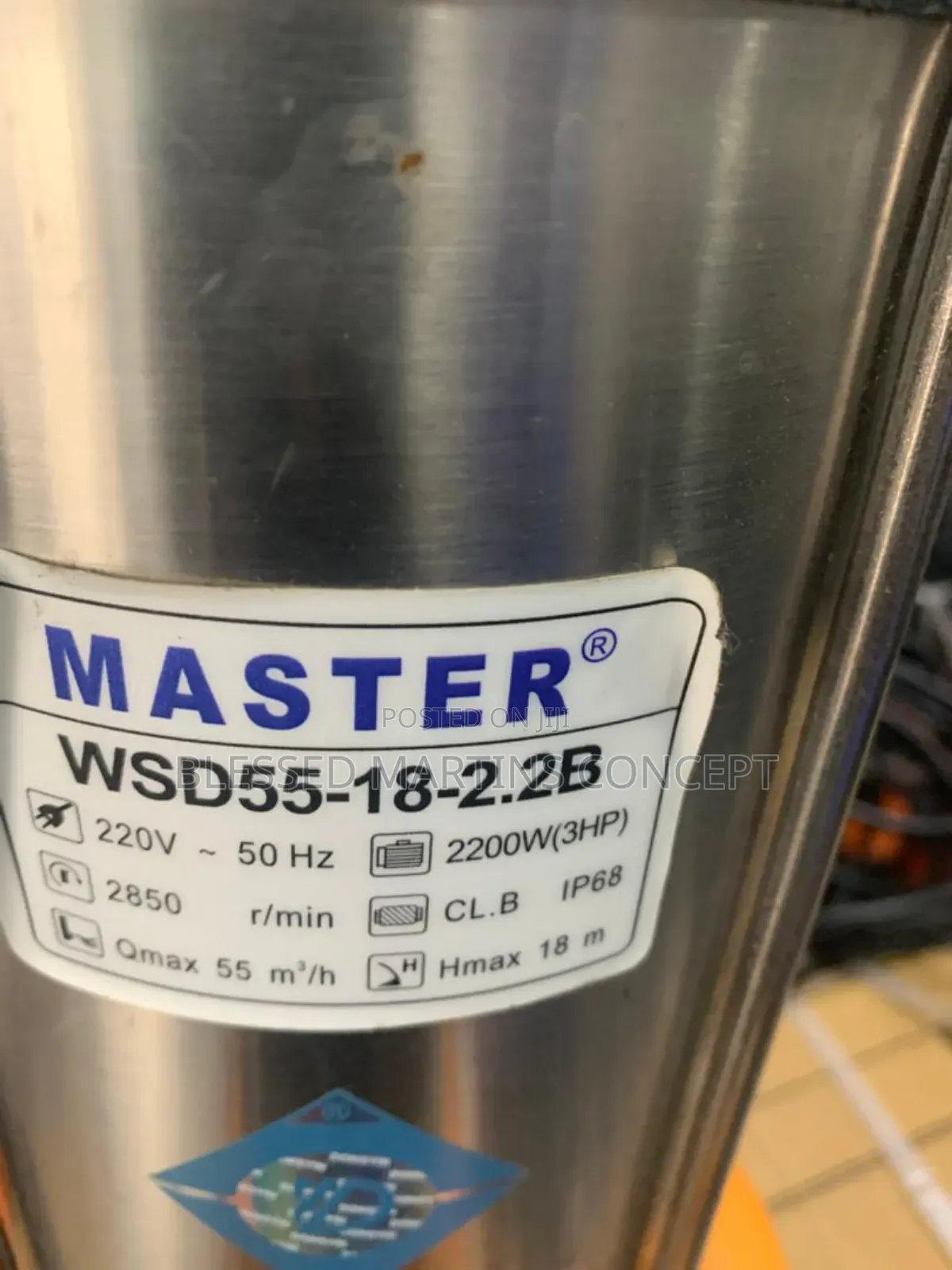 Master 3hp Sewage Pump