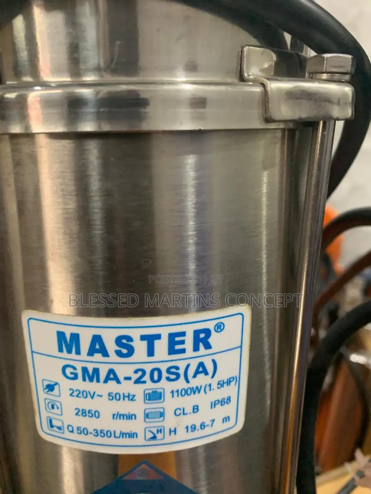 1.5hp Master Sewage Pump