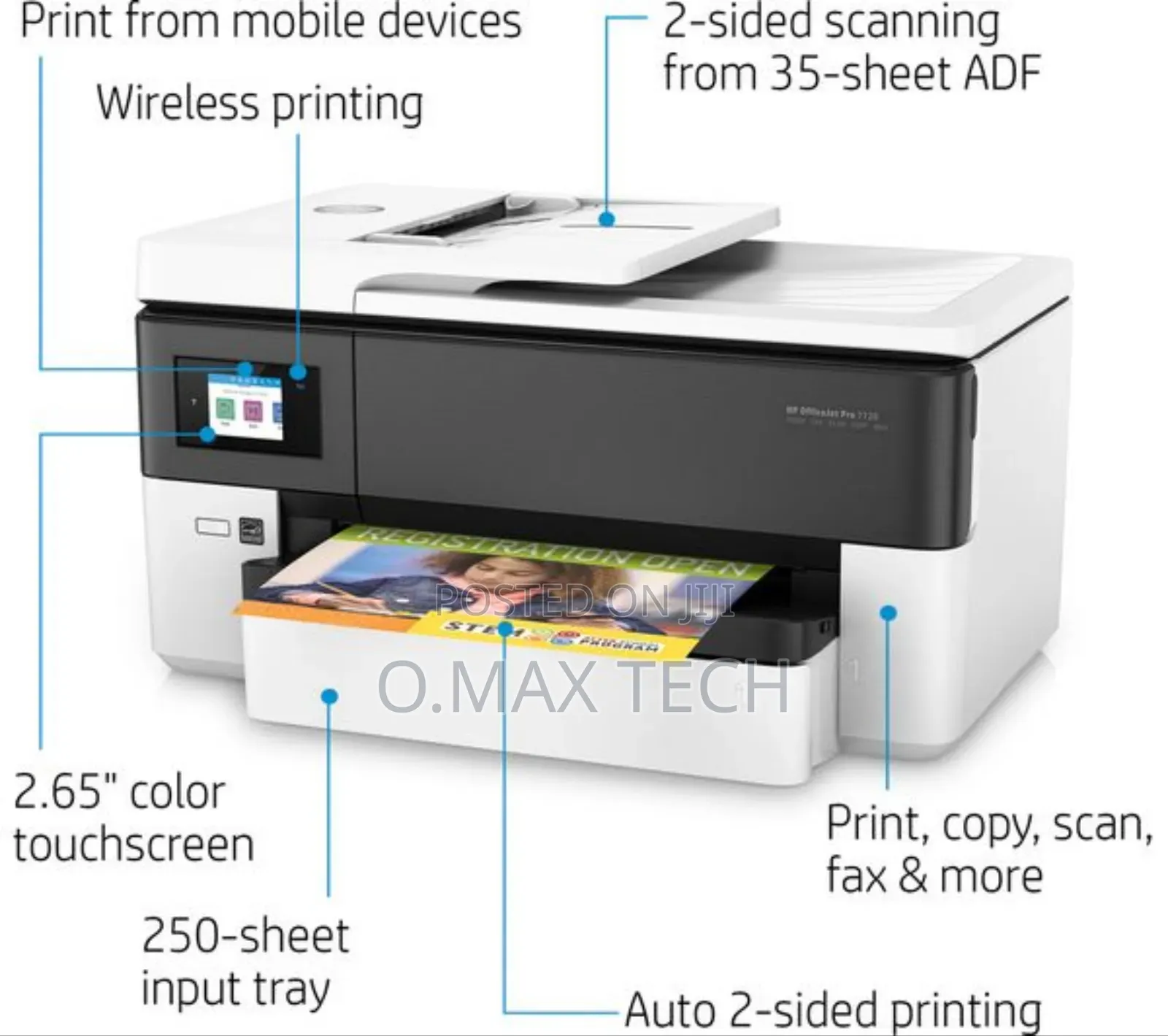 Hp Officejet Pro 7720 Wide Format All-in-one Printer
