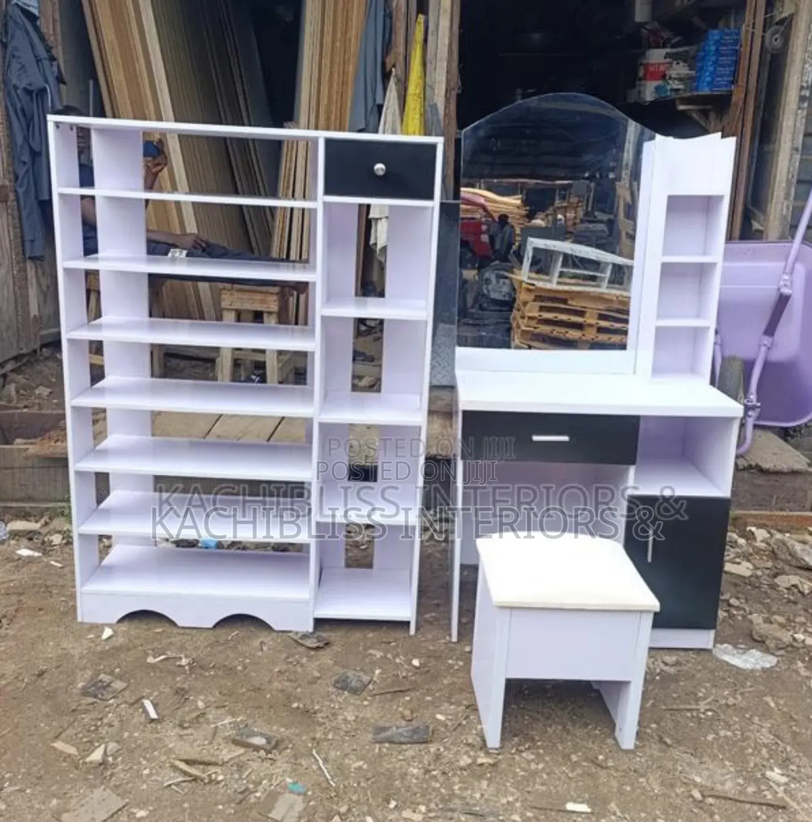 Classic Dresser and Shoe/Bag Rack - Luxury Look, Modern Feel.