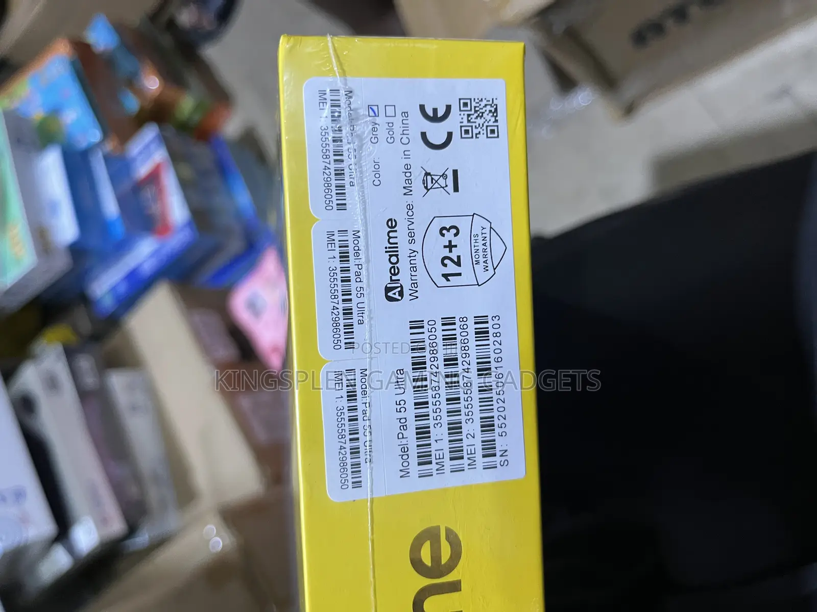 New Realme Pad 55 Ultra 512 GB Gray