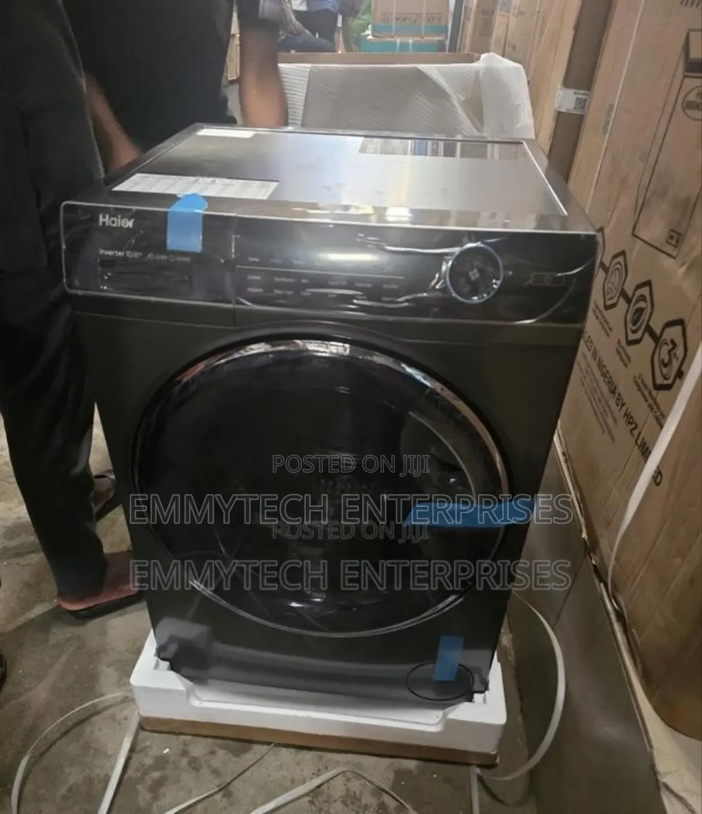 10kg Hair Thermocool Inverte Washing Machine Front Loader Wash And Dry