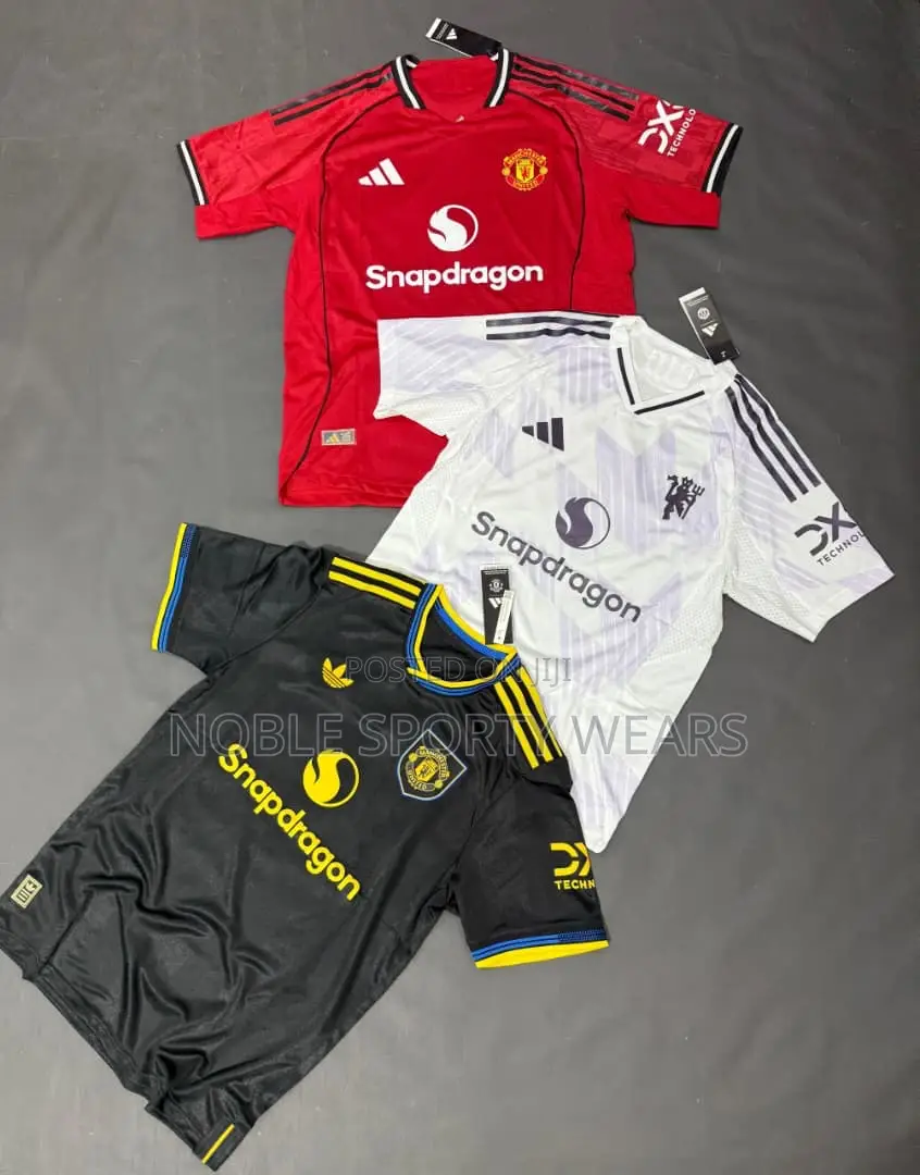 Manchester United 25/26 Jerseys Home, Away and Third Kit