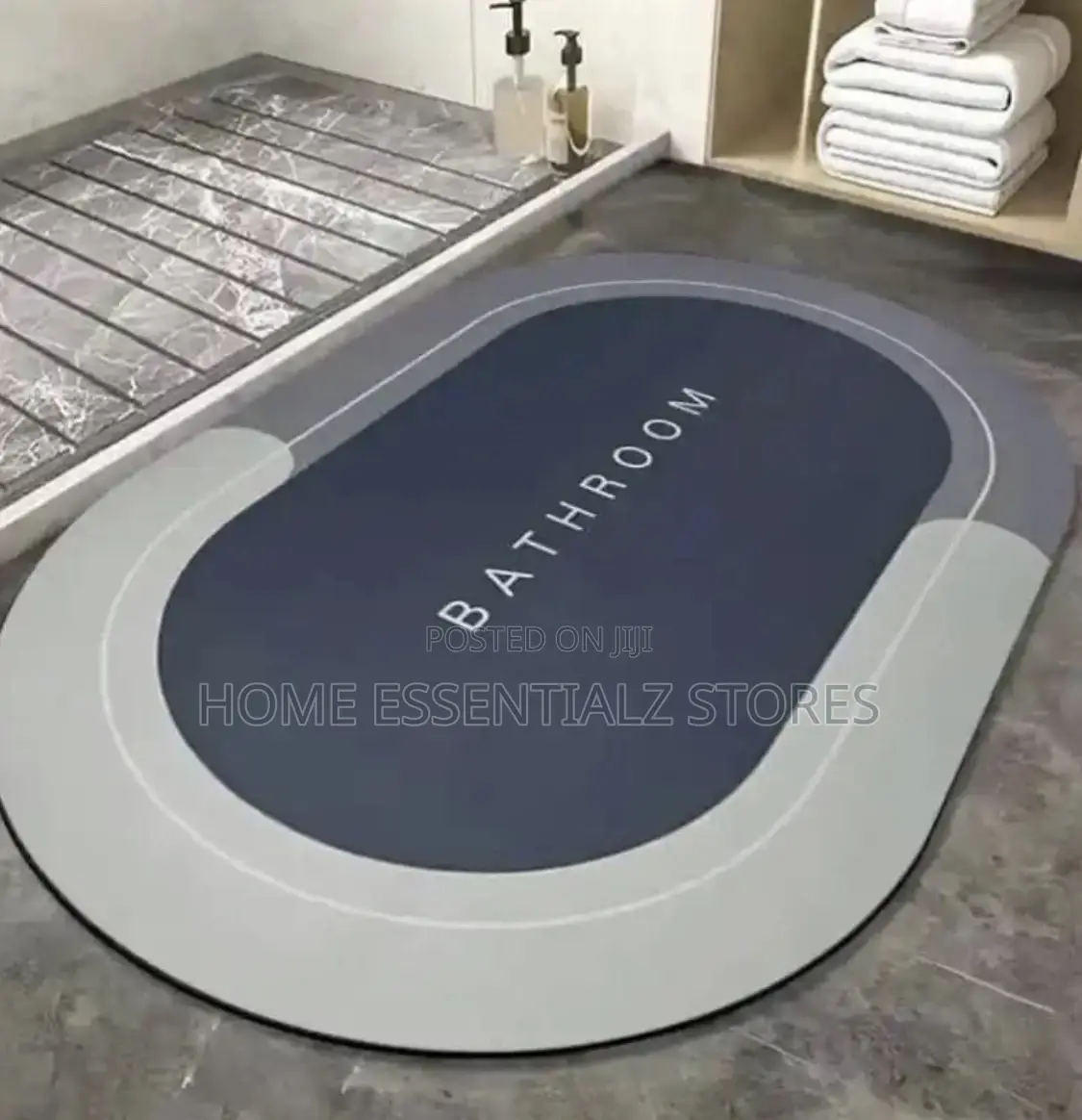2 Pieces Set of Absorbent Foot Mats