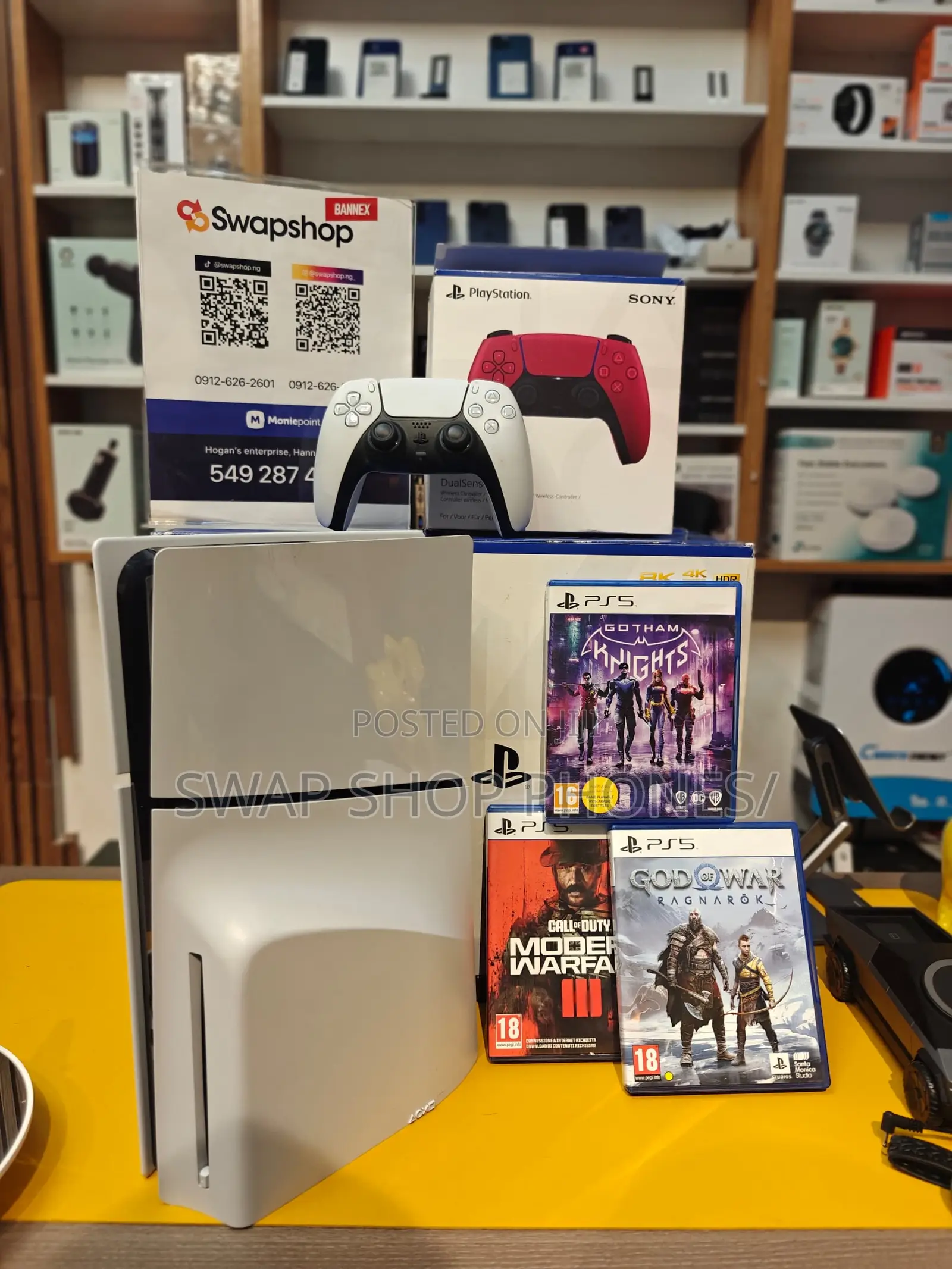 Ps5 Slim 2pads 3games