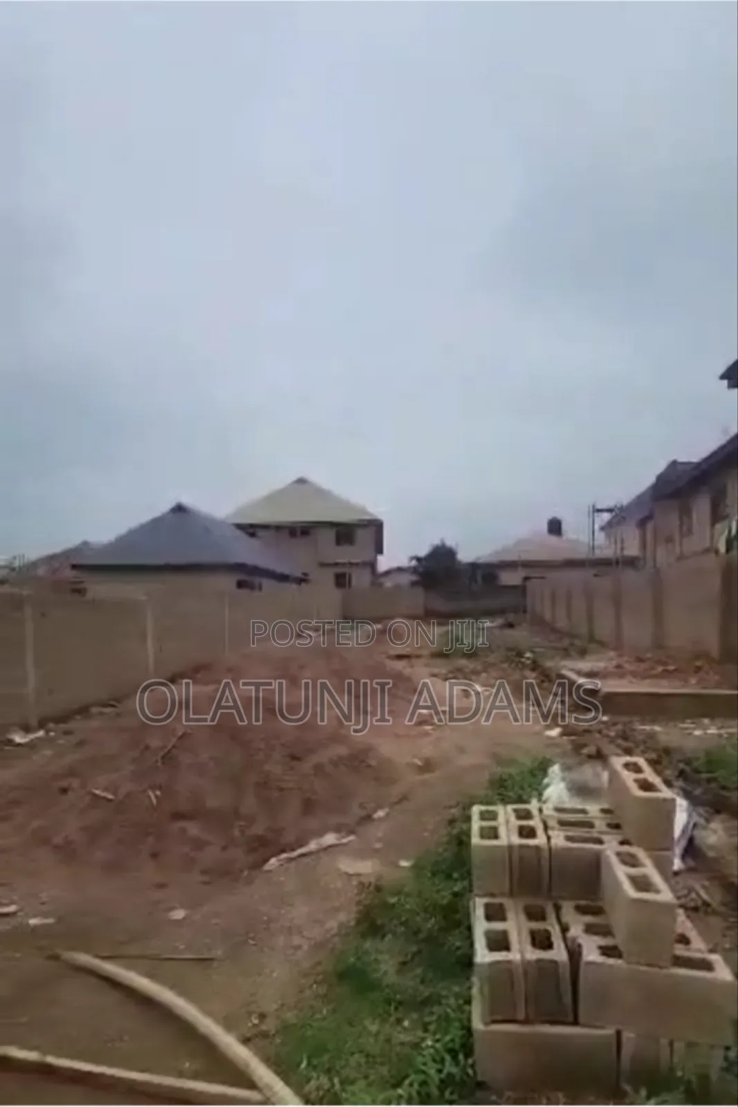 Plot of Land Measures 37ft by 130ft on the Tarred Road Ayekale