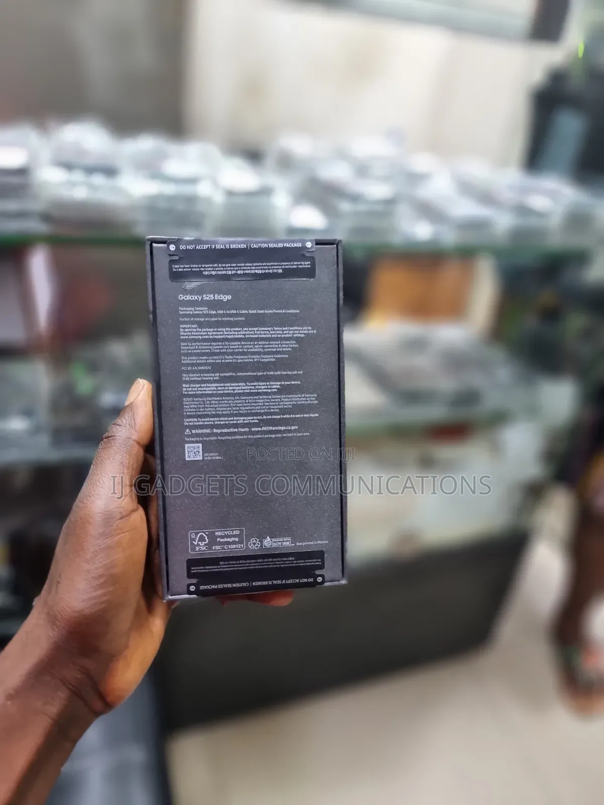 New Samsung Galaxy S25 Edge 256 GB Black