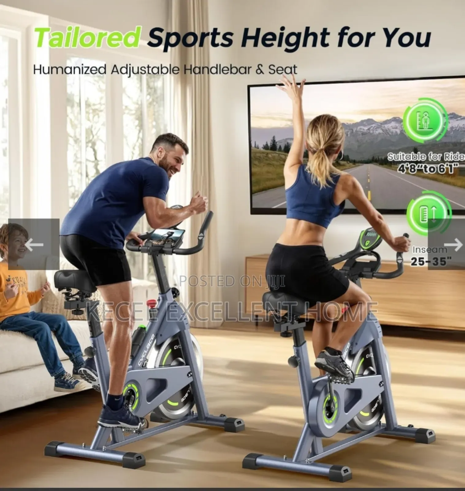 Cyclace Bike, Weight Capacity 300