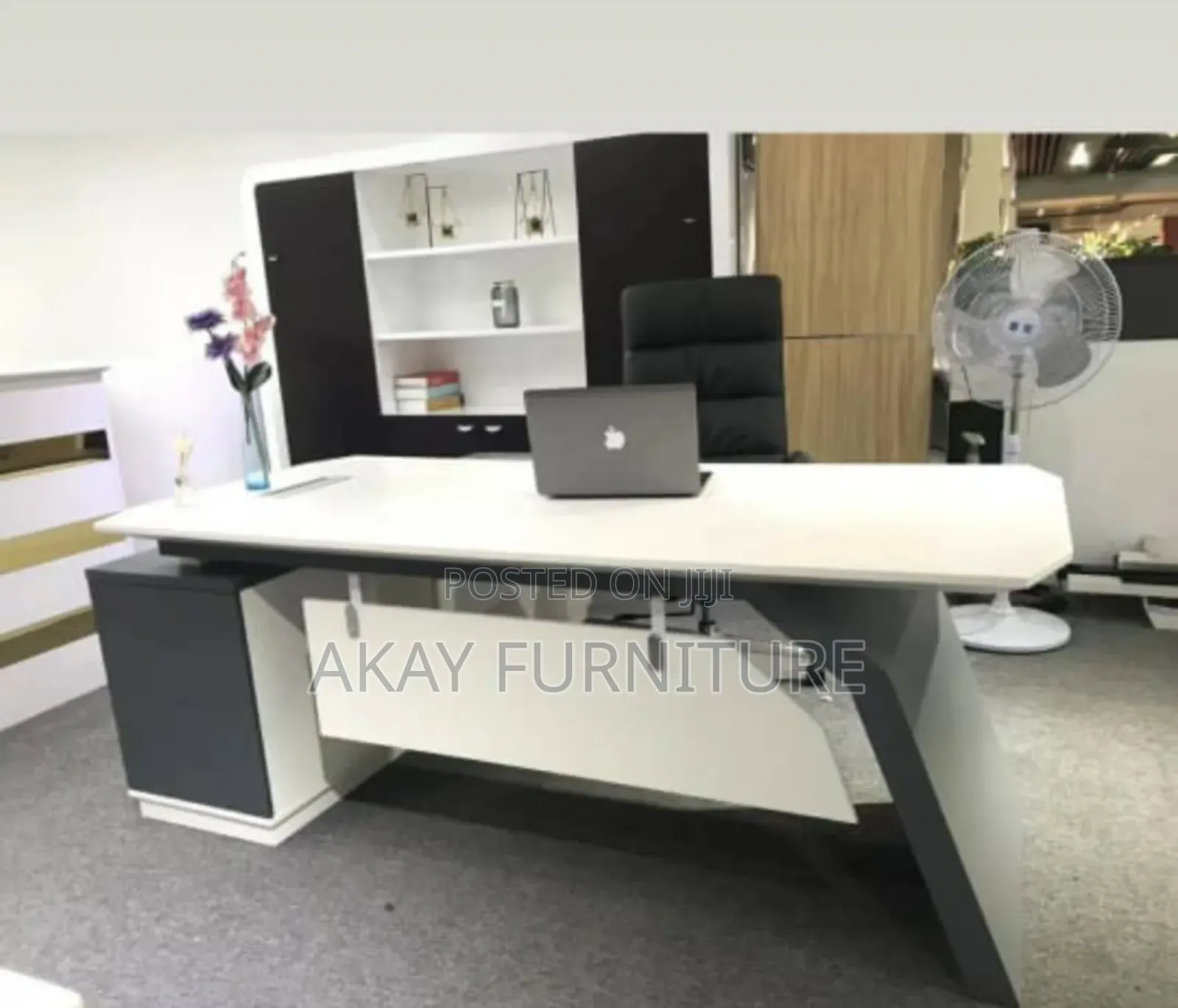 White And Grey 2.4 Meters Executive Table
