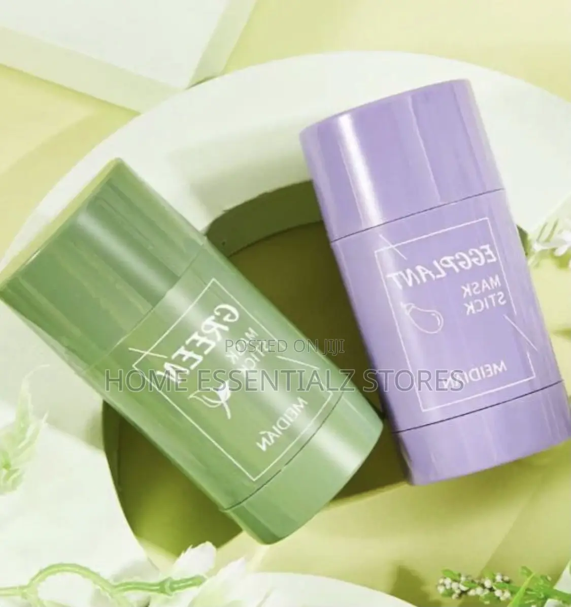 Eggplant and Green Mask Stick Set