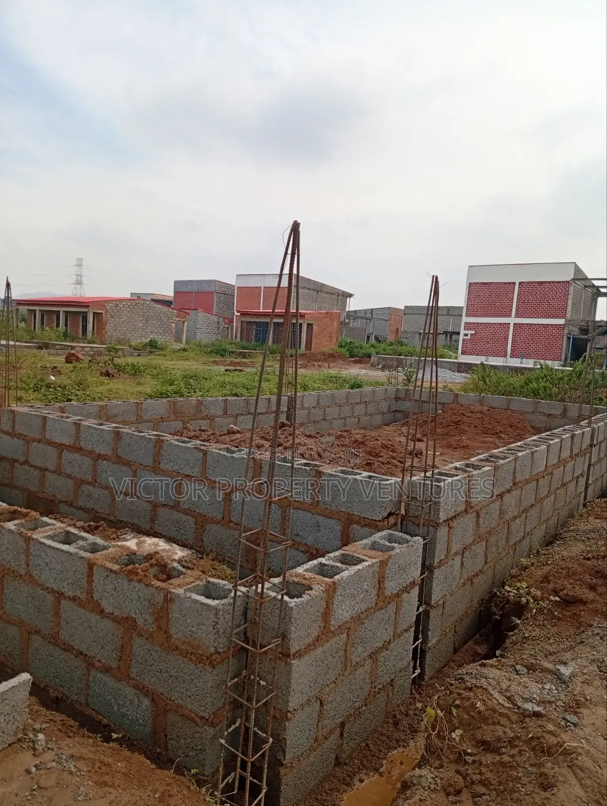Warehouse Shop With Foundation Level