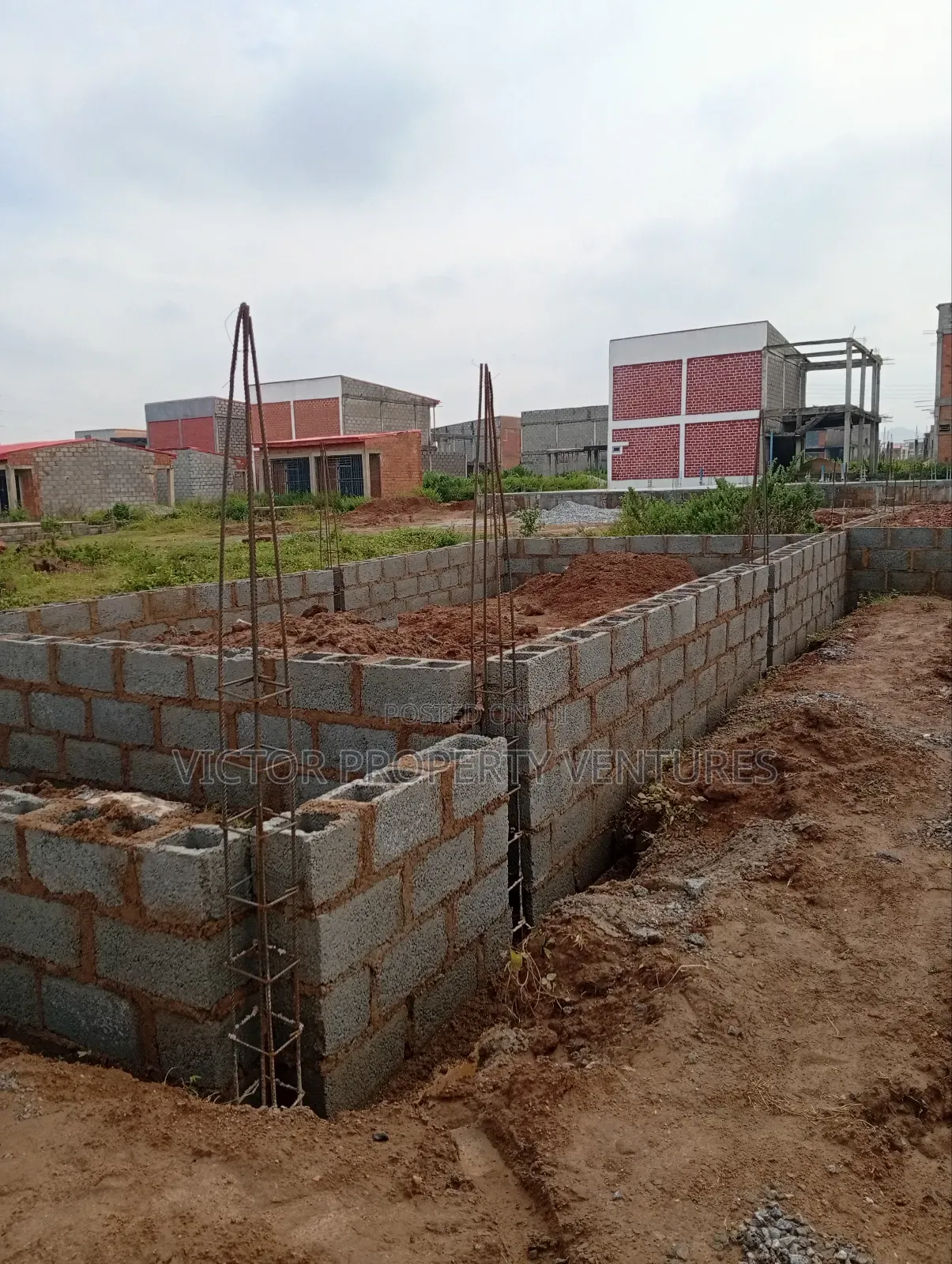 Warehouse Shop With Foundation Level