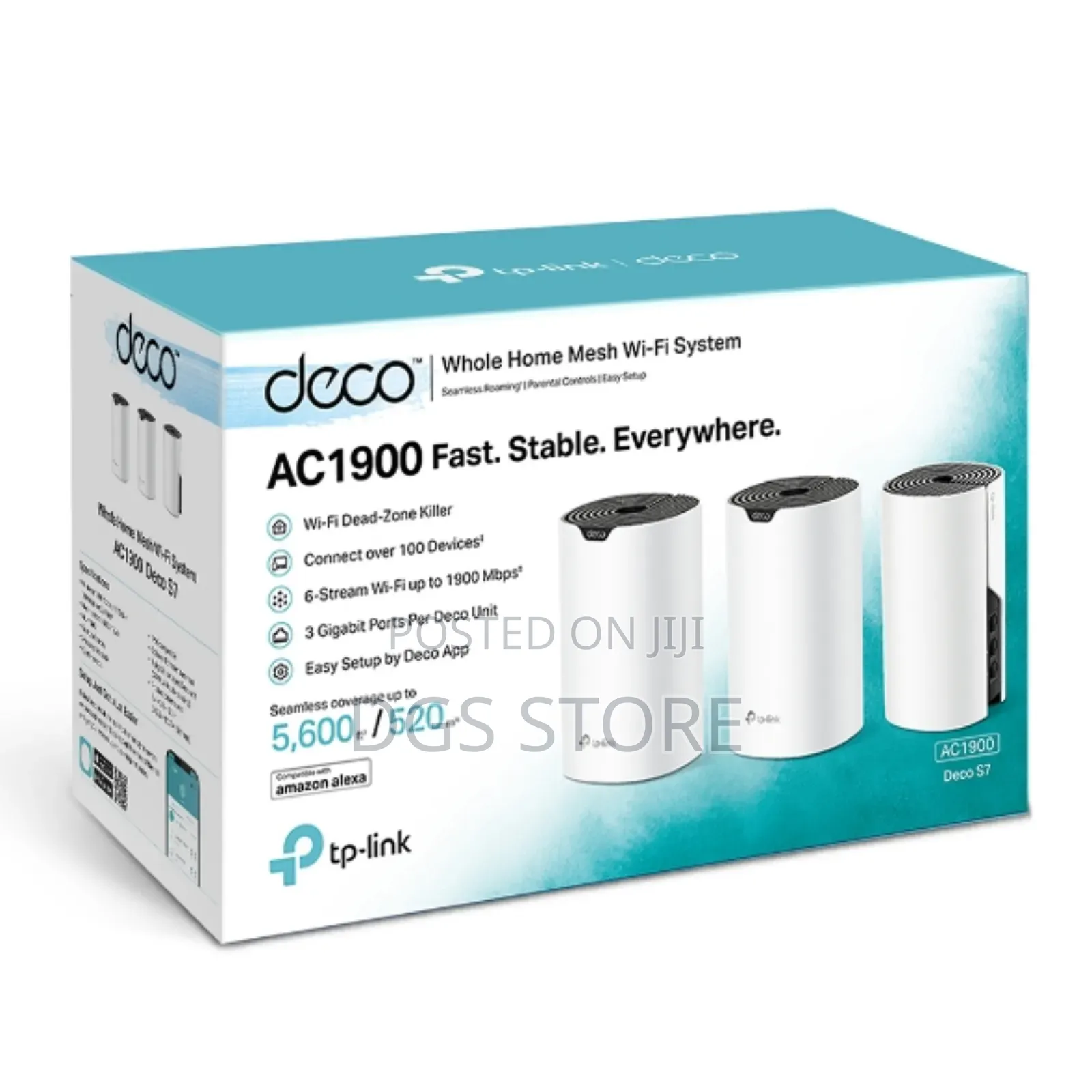 Tp Link Deco Ac1900 Whole Home Mesh Wi-Fi System Deco S7 5,600ft2