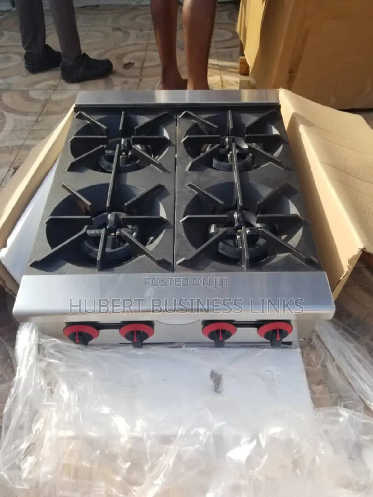 Industrial 4burner Gas Cooker Table Top