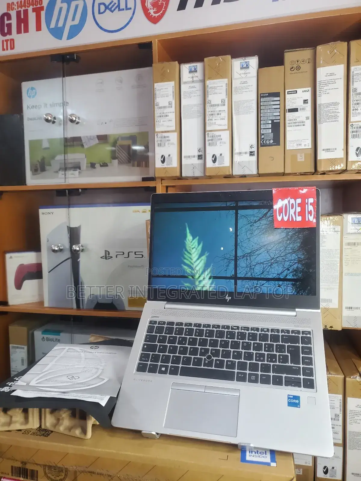 New Laptop HP ProBook 450 8GB Intel Core i5 SSD 256GB