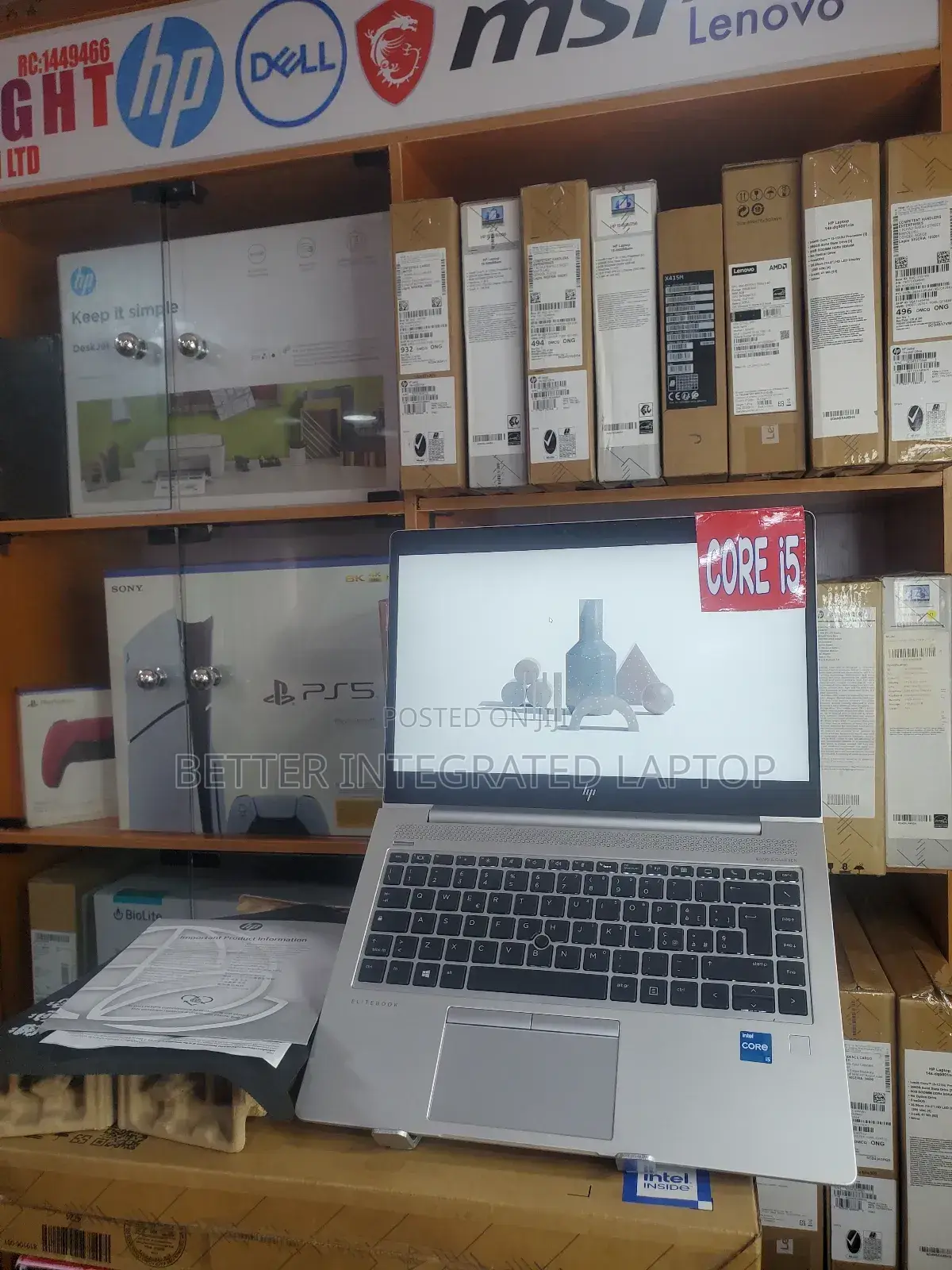 New Laptop HP ProBook 450 16GB Intel Core I5 SSD 256GB