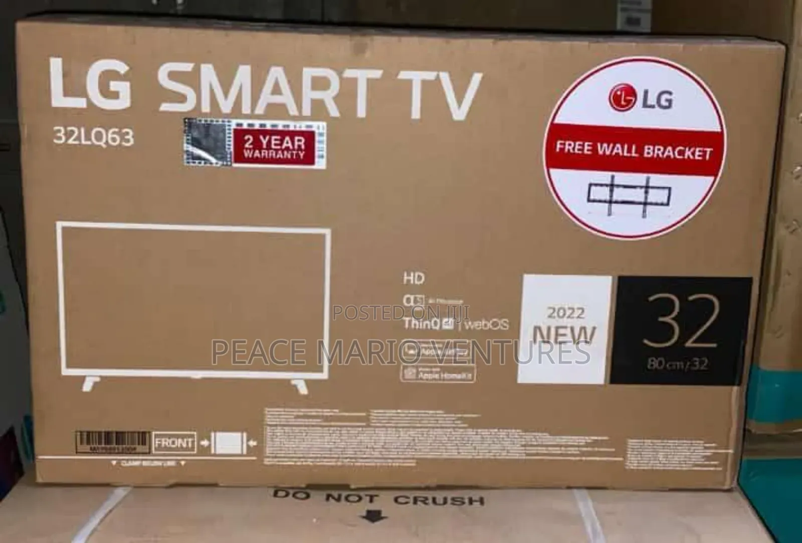 Lg Quality 43" Uhd Smart Television With 2years Warranty/Free Bracket