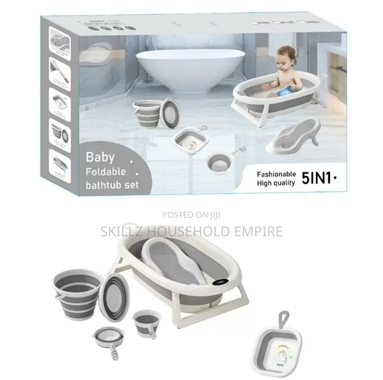 Foldable Baby Bath Set