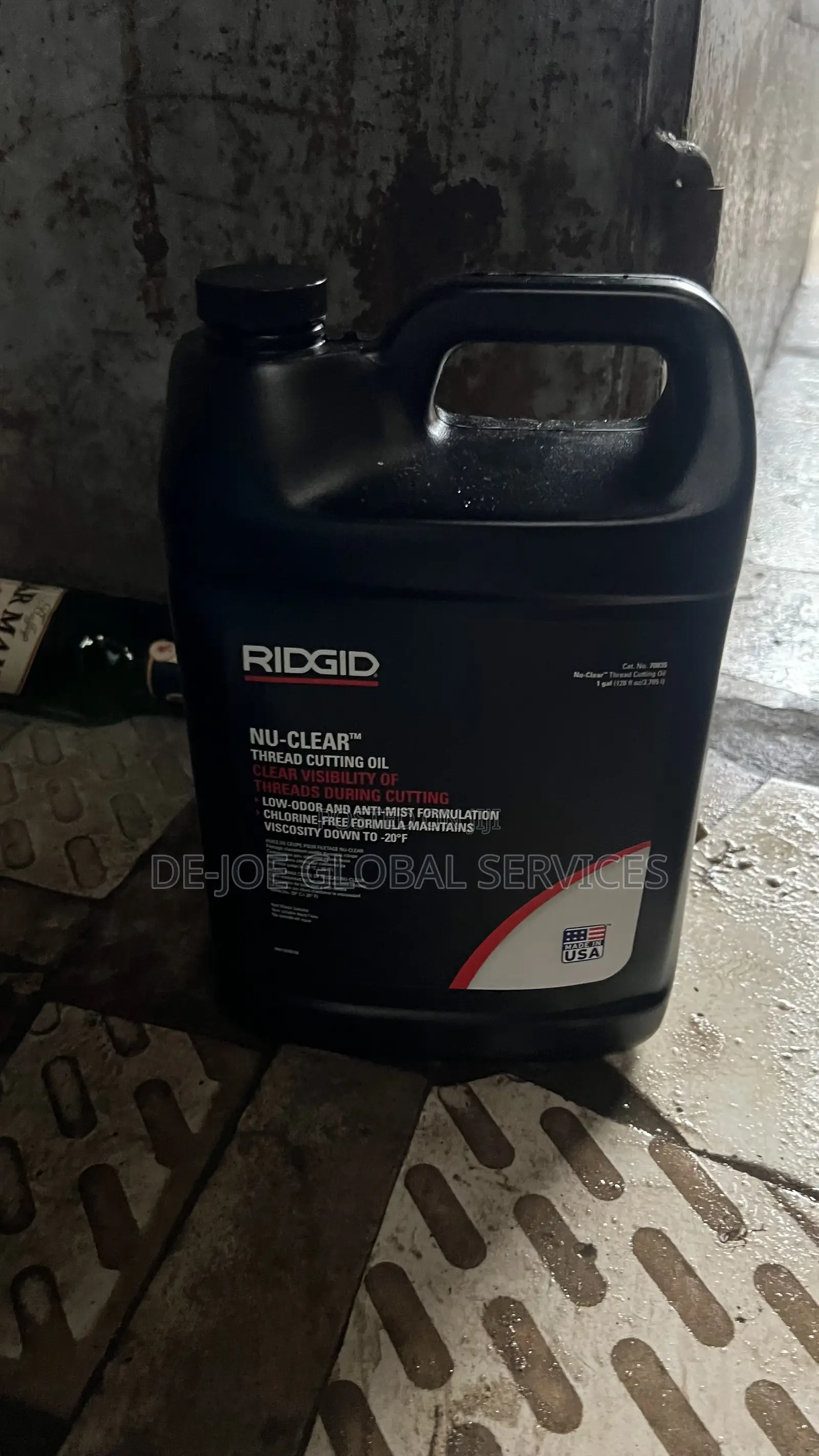 Ridgid Nu-Clear Thread Cutting Oil, 1 Gal, Halogen,And Chlorine-Free