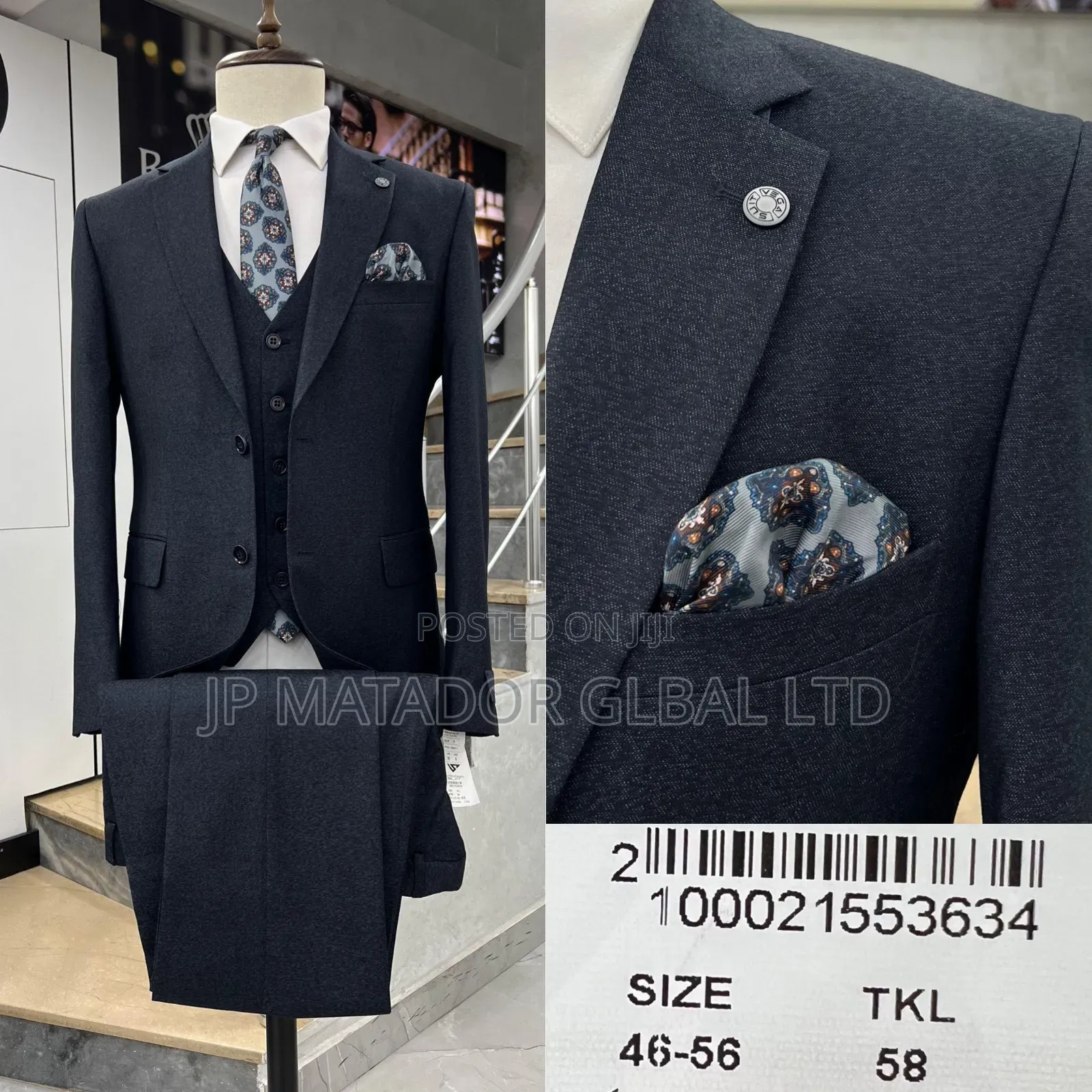 3in1 Men's Bilboa Italian Suits