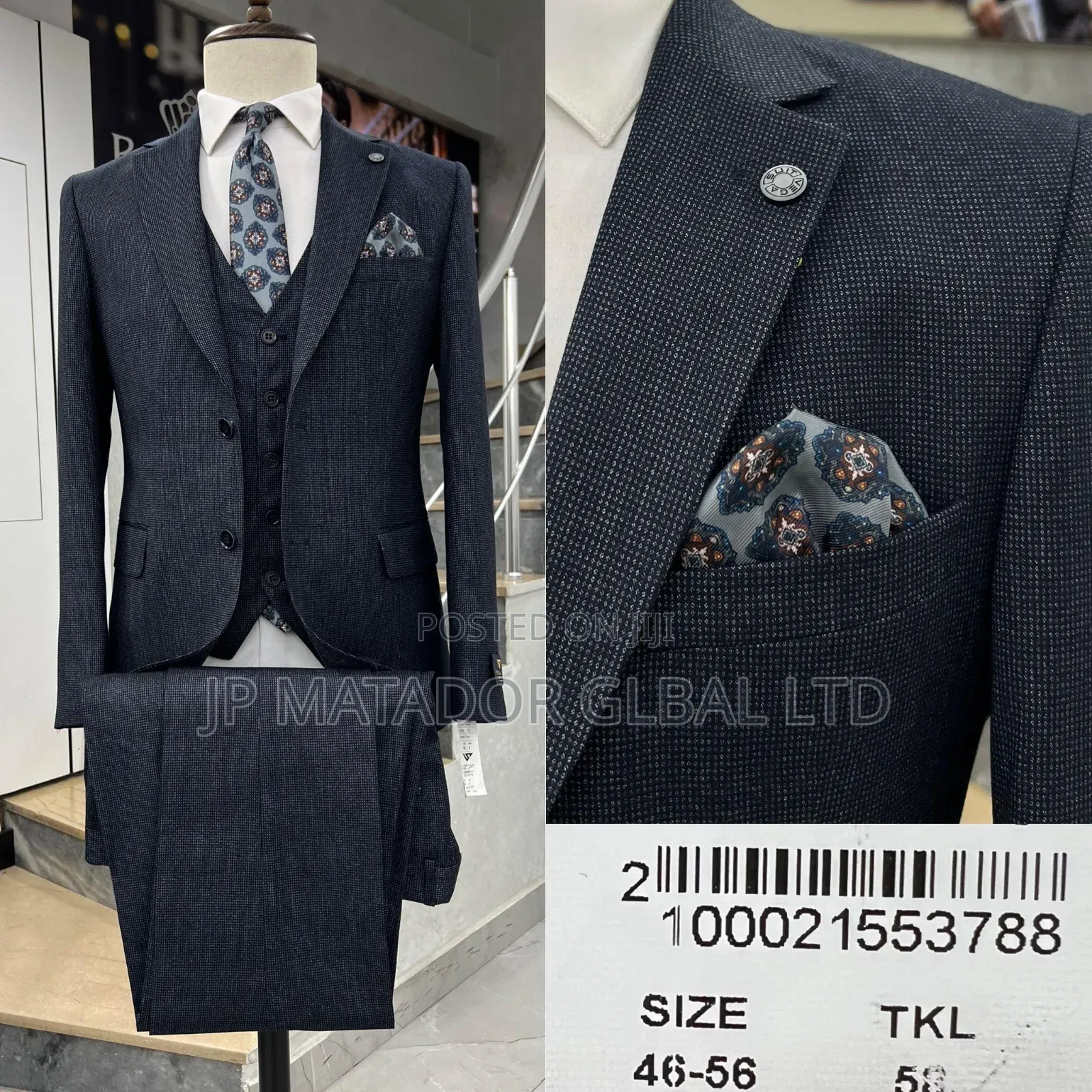 3in1 Men's Bilboa Italian Suits