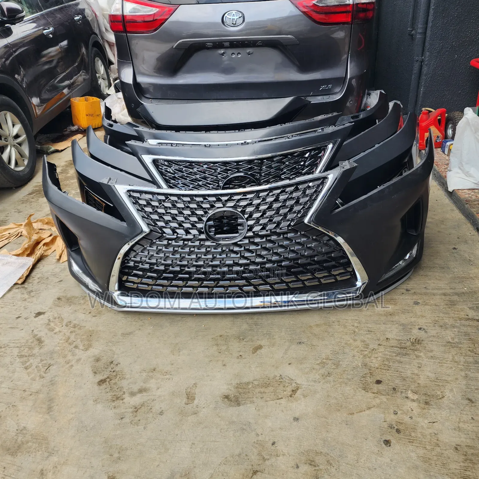 Complete Front Bumper For Lexus Rx350 2020-2022 F-sport