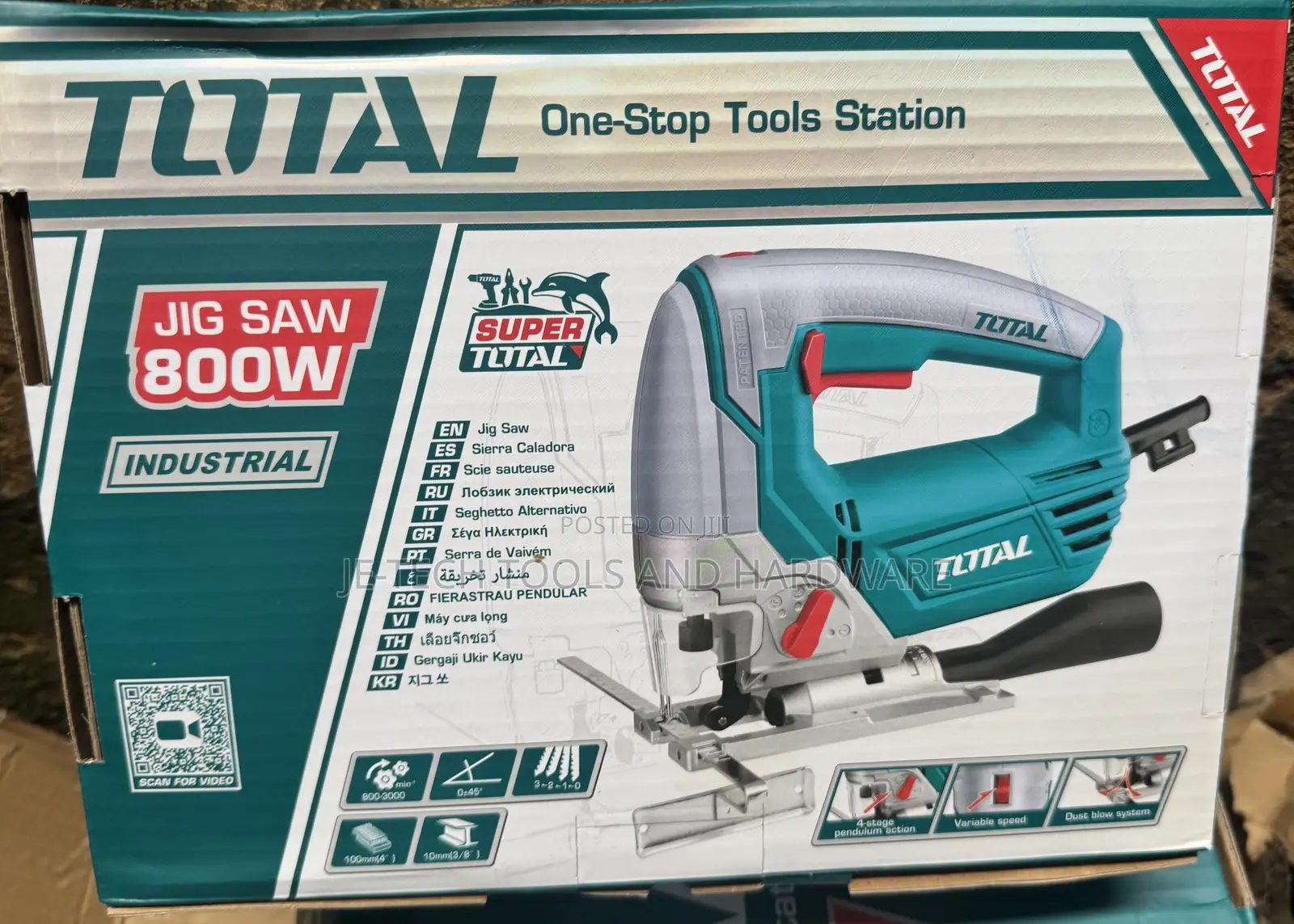 Total 800w Industrial Wood Jig Saw