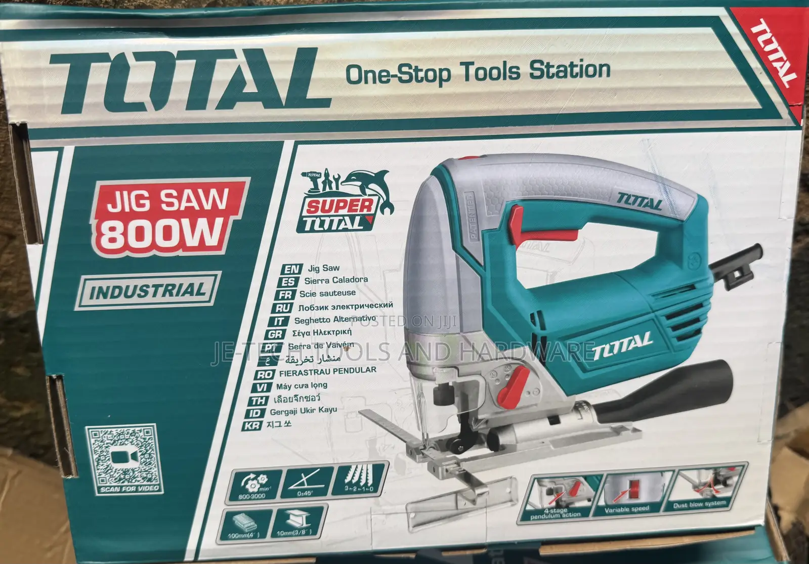 Total 800w Industrial Wood Jig Saw