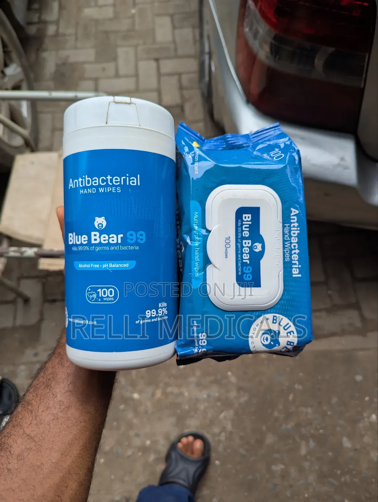 Blue Bear Antibacterial Wipes