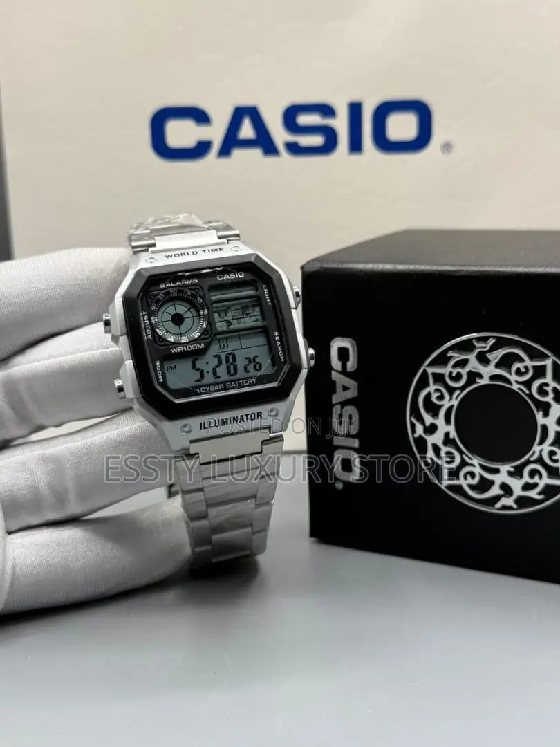 High Quality Luxury Casio Dualtime Chain Wristwatches