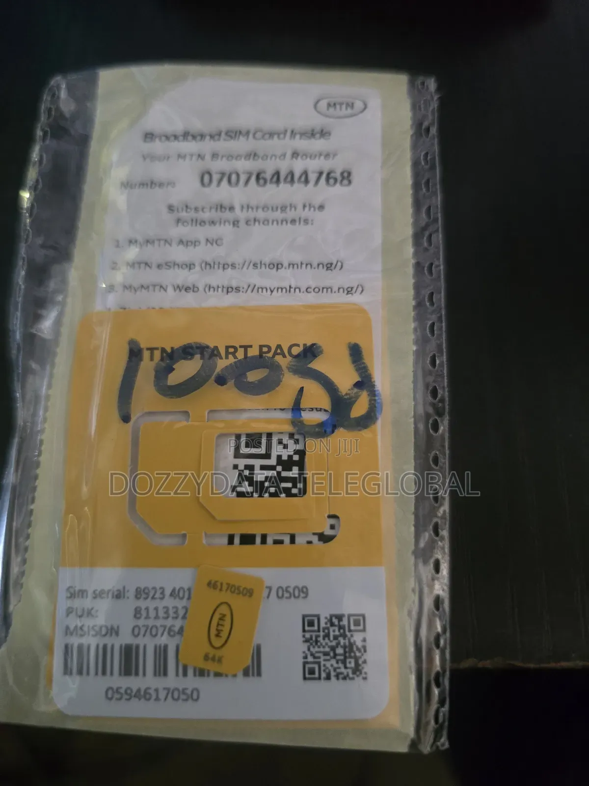 Mtn 120gb Data Sim For Mtn Mifi And Routers