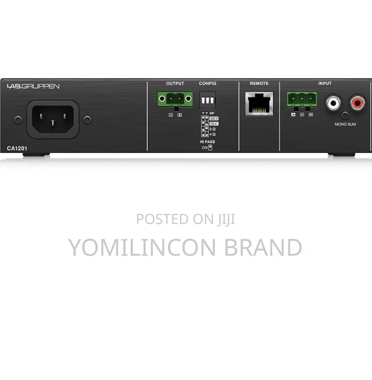 Lab Gruppen 120 Watt Commercial Amplifier With Energy Star Certificati