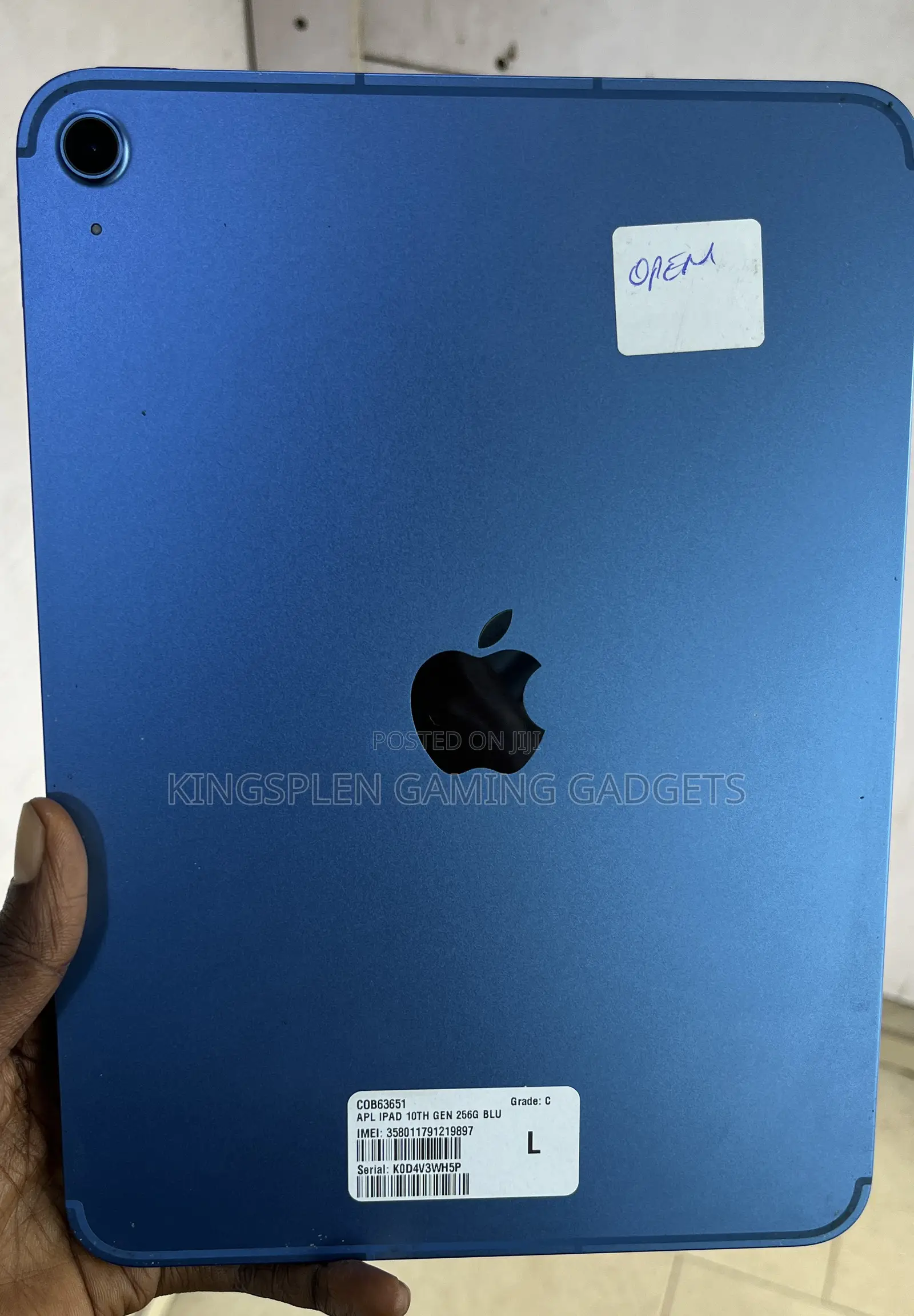 Apple iPad 10.2 (2021) 256 GB Blue