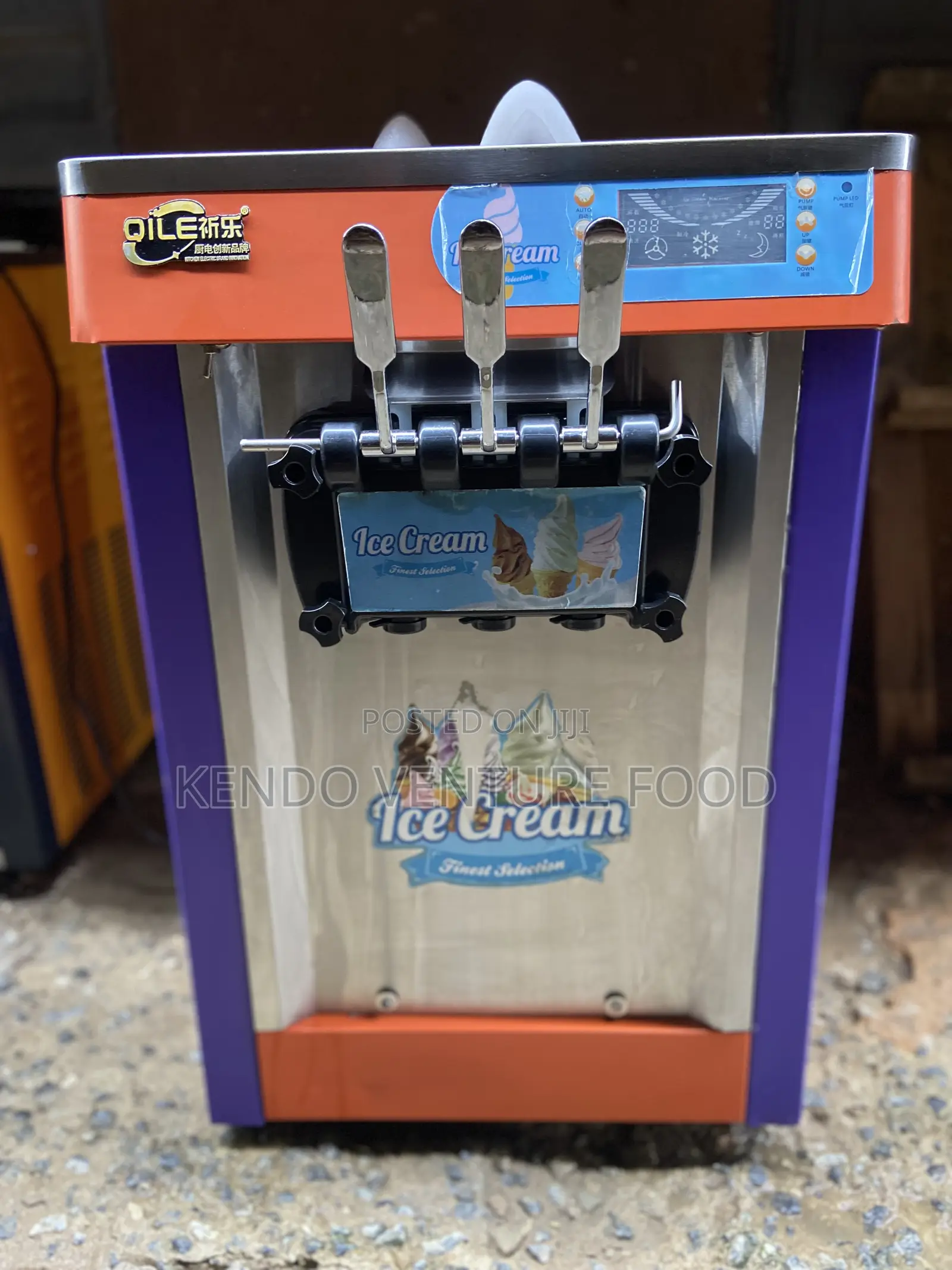 3 Nuzzles Belgium Ice Cream Machine