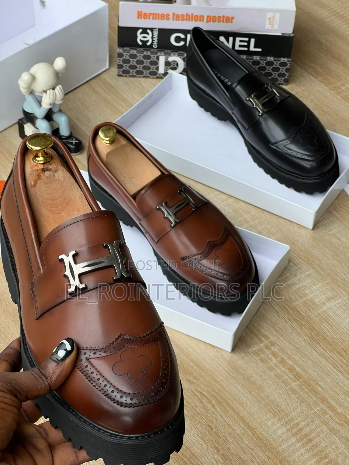 Herms Elegant Loafers