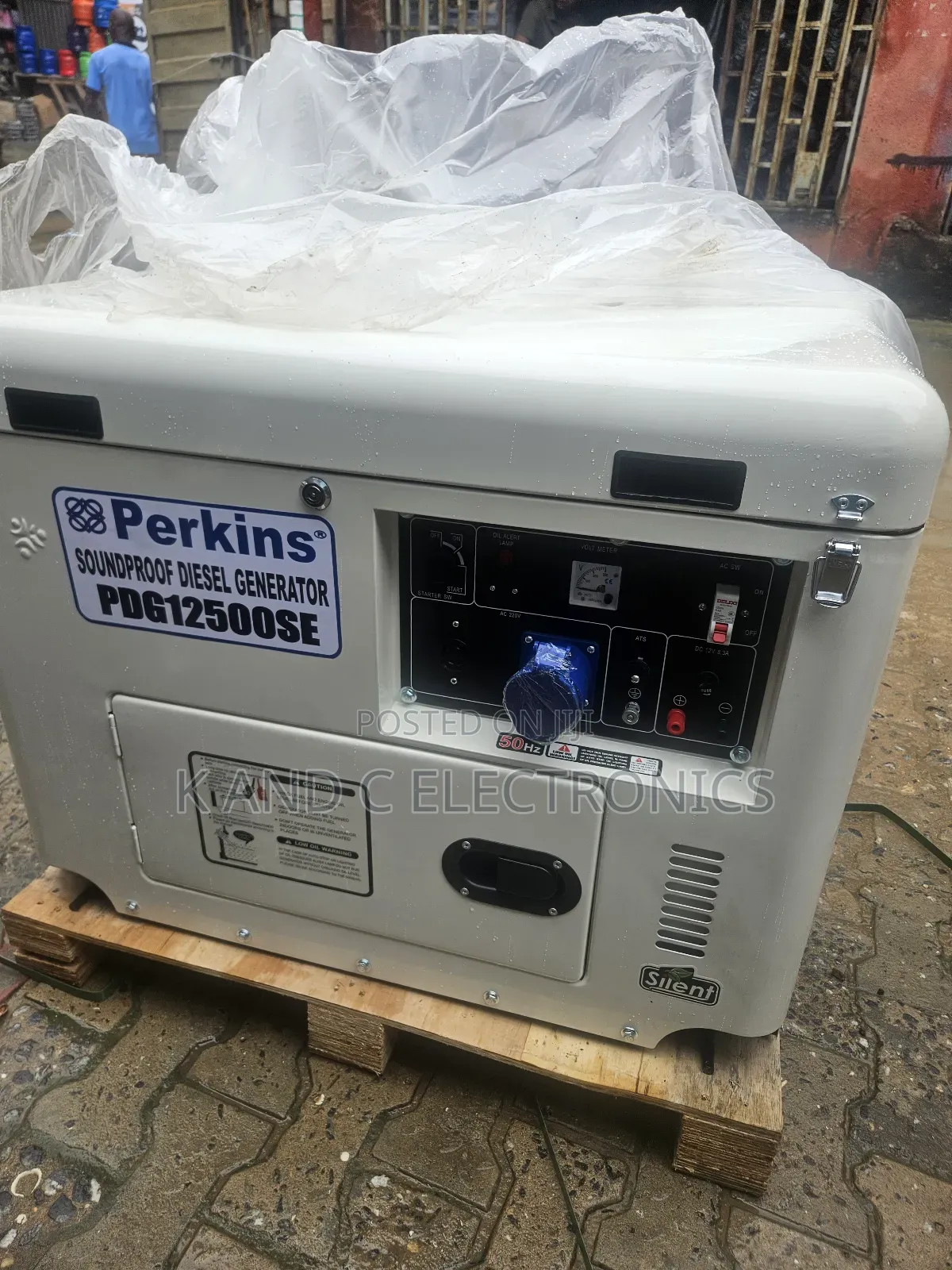 Perkins 12kva Diesel Soundproof Generator 100%Copper Wire ,
