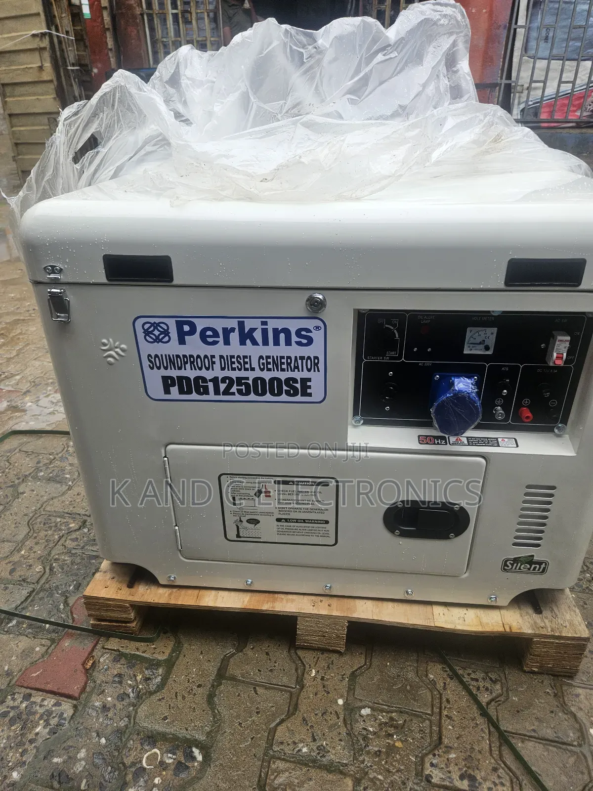 Perkins 12kva Diesel Soundproof Generator Available