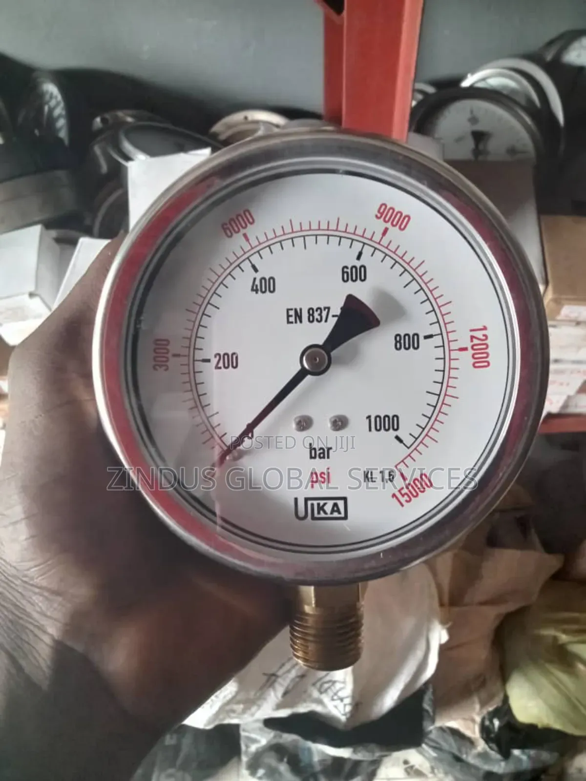 4" Pressure Gauge 1000 Bar