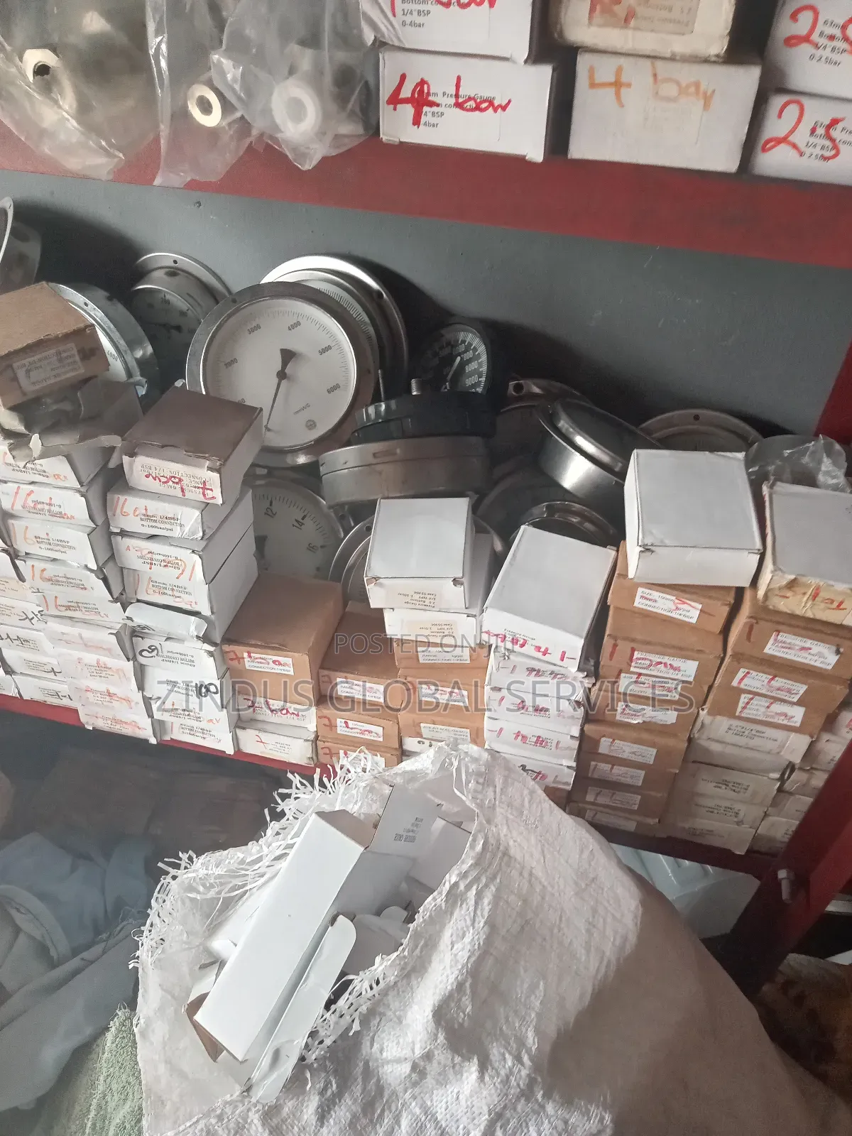 4" Pressure Gauge 1000 Bar