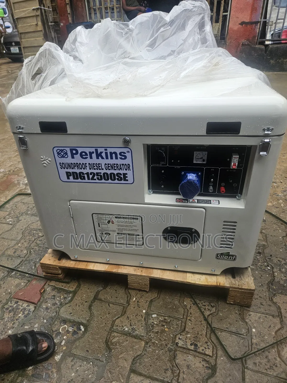 12kva Perkins Diesel Soundproof Generator Available 100%Copper Wire