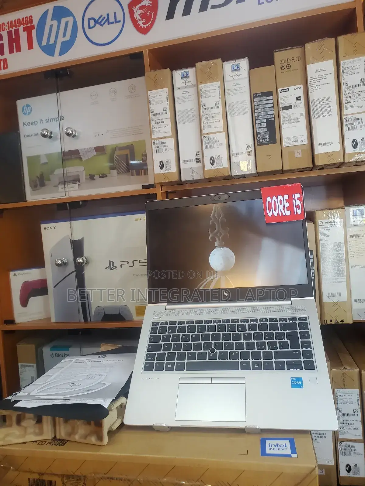 New Laptop HP ProBook 450 G3 8GB Intel Core i5 SSD 256GB