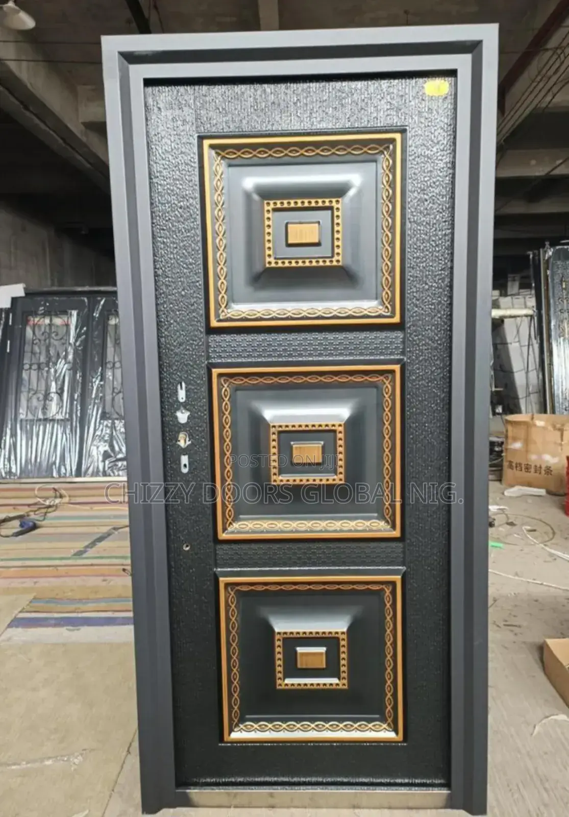 Italian Copper Cast Door Full Gauge 100mm Security Standard 7ft by 3ft
